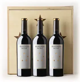 Вино Hundred Acre Morgan's Way Cabernet Sauvignon OWC 3 bottles, 2019, 0.75 л