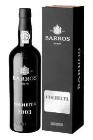 Портвейн Barros Colheita, gift box, 2003, 0.75 л