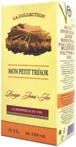 Вино Mon Petit Tresor Rouge Semi-Sec, tetra-pak, 1 л