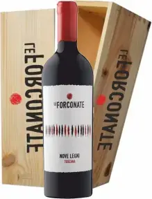 Вино Le Forconate Nove Legni, Toscana IGT, wooden box, 2018, 0.75 л