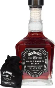 Виски Jack Daniel's Single Barrel, gift box with 3 granite ice cubes, 0.7 л