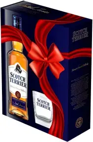 Виски Scotch Terrier Blended, gift box with glass, 0.7 л