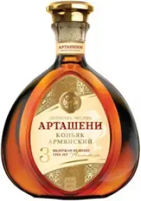 Коньяк Арташени 3-летний, 0.5 л