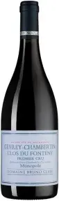 Вино Domaine Bruno Clair Gevrey-Chambertin Premier Cru Clos du Fonteny, 2019, 0.75 л
