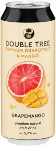 Сидр House Double Tree Grapefruit & Mango Mead in can, 0.5 л