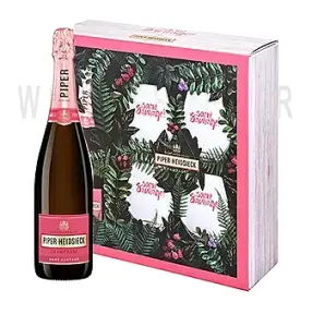 Шампанское Piper-Heidsieck Roze Sauvage Brute, gift box with glasses, 0.75 л