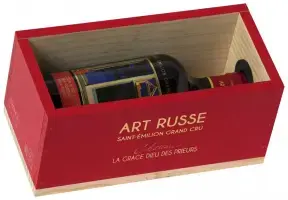 Вино Chateau La Grace Dieu des Prieurs Saint-Emilion Grand Cru AOC,  wooden case for 3 bottle, 2018