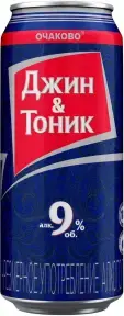 Сидр Очаково Джин & Тоник в жестяной банке, 0.5 л