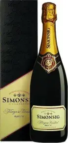 Вино Simonsig, Kaapse Vonkel Brut, gift box, 0.75 л