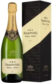 Игристое вино Simonsig Kaapse Vonkel Brut gift box, 2023, 0.75 л