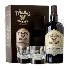 Виски Teeling Irish Whiskey Blend gift set with 2 glasses 0.7 л