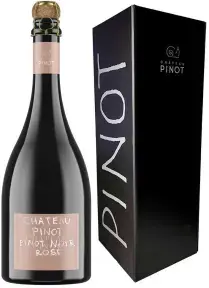 Игристое вино Chateau Pinot Pinot Noir Rose Extra Brut, gift box, 0.75 л