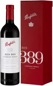 Вино Penfolds Bin 389 Cabernet Shiraz, gift box, 2021, 0.75 л