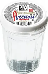 Водка Русская, в стакане, 0.1 л