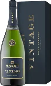 Игристое вино Maset Vintage Gran Reserva Cava DO, gift box, 2020, 1.5 л