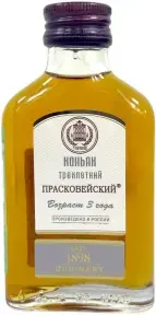 Коньяк Прасковейский трехлетний Три звёздочки, 0.1 л