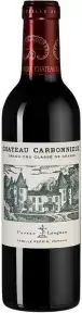 Вино Chateau Carbonnieux Rouge Pessac Leognan AOC Grand Cru Classe de Graves, 2021, 0.375 л