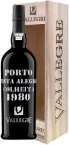 Портвейн Vista Alegre" Сolheita, 1980, wooden box 0.75 л