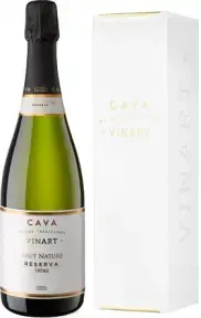 Игристое вино Vinart, Cava, Vintage Reserva, Brut Nature gift box, 2020 0.7 л