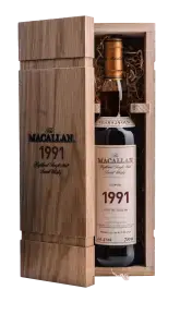 Виски The Macallan Fine & Rare 1991, wooden box, 0.7 л