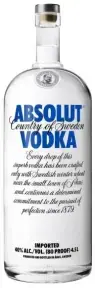 Водка  Absolut, 4.5 л
