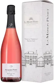 Шампанское Alexandre Penet Premier Cru Rose Extra Brut Champagne AOC, gift box, 0.75 л