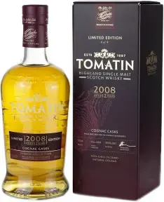 Виски Tomatin Limited Edition French Collection Cognac Casks, gift box, 2008, 0.7 л