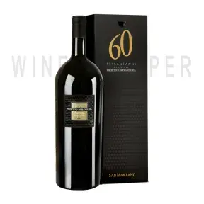 Вино Feudi di San Marzano Sessantanni Old Vines Primitivo di Manduria DOP, wooden box, 2017, 1.5 л
