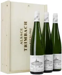 Вино Trimbach Riesling Clos Sainte Hune, wooden box with 3 bottles, 0.75 л