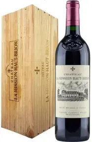 Вино Chateau La Mission Haut-Brion Pessac-Leognan AOC Cru Classe de Graves, 2011, wooden box, 0.75 л