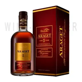 Коньяк Araget 5 years old gift box 0.5 л