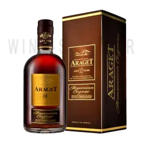 Коньяк Araget 10 years old gift box 0.5 л
