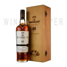 Виски Macallan Sherry Oak 40 years old Release, gift box 2016 0.7 л