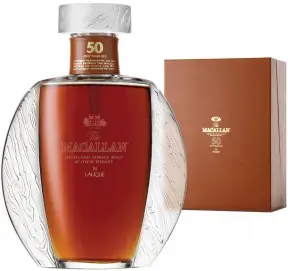 Виски Macallan in Lalique 50 years old, gift box 0.7 л