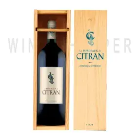 Вино Chateau Citran Le Bordeaux de Citran Rouge in gift box 2014 0.75 л