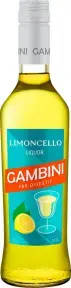 Ликер KVKZ Gambini Limoncello, 0.5 л