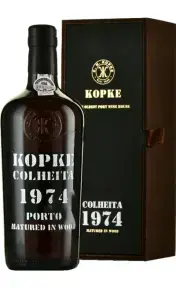 Портвейн Kopke Colheita Porto wooden box 1974 0.75 л