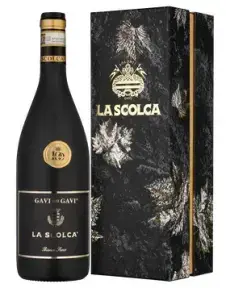 Вино La Scolca Gavi dei Gavi special black bottle, gift box, 2017, 0.75 л