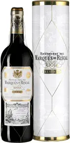 Вино Herederos del Marques de Riscal Reserva Rioja DOC, gift tube, 2020, 0.75 л