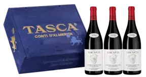 Вино Tasca d'Almerita Volcanic Contrada Etna, set of 3 bottles in gift box, 0.75 л