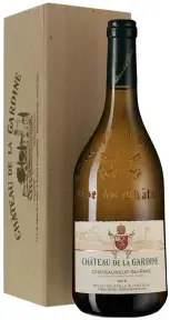 Вино Chateau de la Gardine Chateauneuf-du-Pape AOC Blanc, 2019, wooden box, 0.75 л