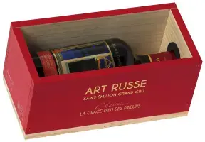 Вино Chateau La Grace Dieu des Prieurs Art Russe Saint-Emilion Grand Cru AOC, wooden box, 2018, 1.5 л