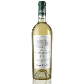 Вино Chateau de Cor Bugeaud Cuvee Prestige Blanc Blaye Cotes de Bordeaux AOC, 2022, 0.75 л