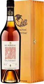Арманьяк De Pontiac Vintage Bas Armagnac AOC wooden box, 1995, 0.7 л