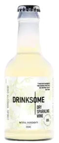 Игристое вино Drinksome Semi-Sweet Sparkling Zero Alcohol, 0.2 л