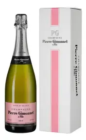 Шампанское Pierre Gimonnet & Fils Rose de Blancs Brut 1er Cru Champagne AOC, gift box, 2021, 0.75 л