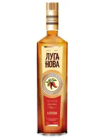 Ликер Луганова с Перцем настойка горькая, 0.5 л
