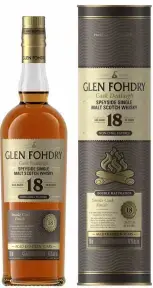 Виски Single malt scotch whisky glen fohdry 18 yo, gift box, 0.75 л