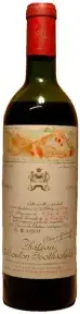 Вино Chateau Mouton Rothschild Pauillac AOC Premier Grand Cru Classe, 1963, 0.75 л
