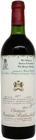 Вино Chateau Mouton Rothschild Pauillac AOC Premier Grand Cru Classe, 1977, 0.75 л